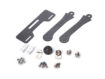 FPV Monitor Carbon Bracket - Black