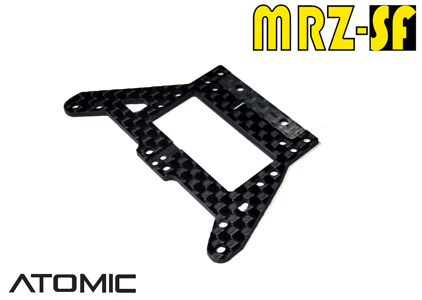 MRZ SF 102mm WB Motor Plate (Carbon) - Click Image to Close