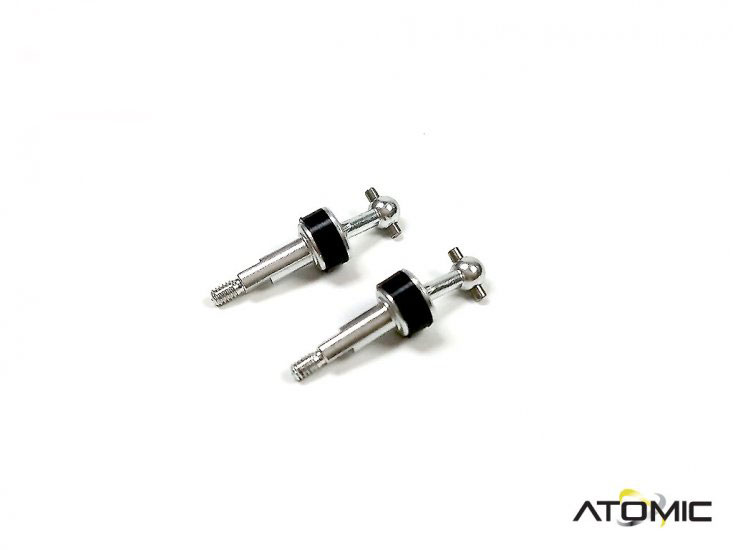 Alu 7075 AMR Universal Shaft (Silver 2pcs) - Click Image to Close