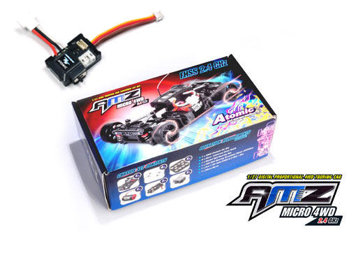 AMZ 1/27 Touring Assembly Kit Set ESC Version (WO/RX/TX) - Click Image to Close