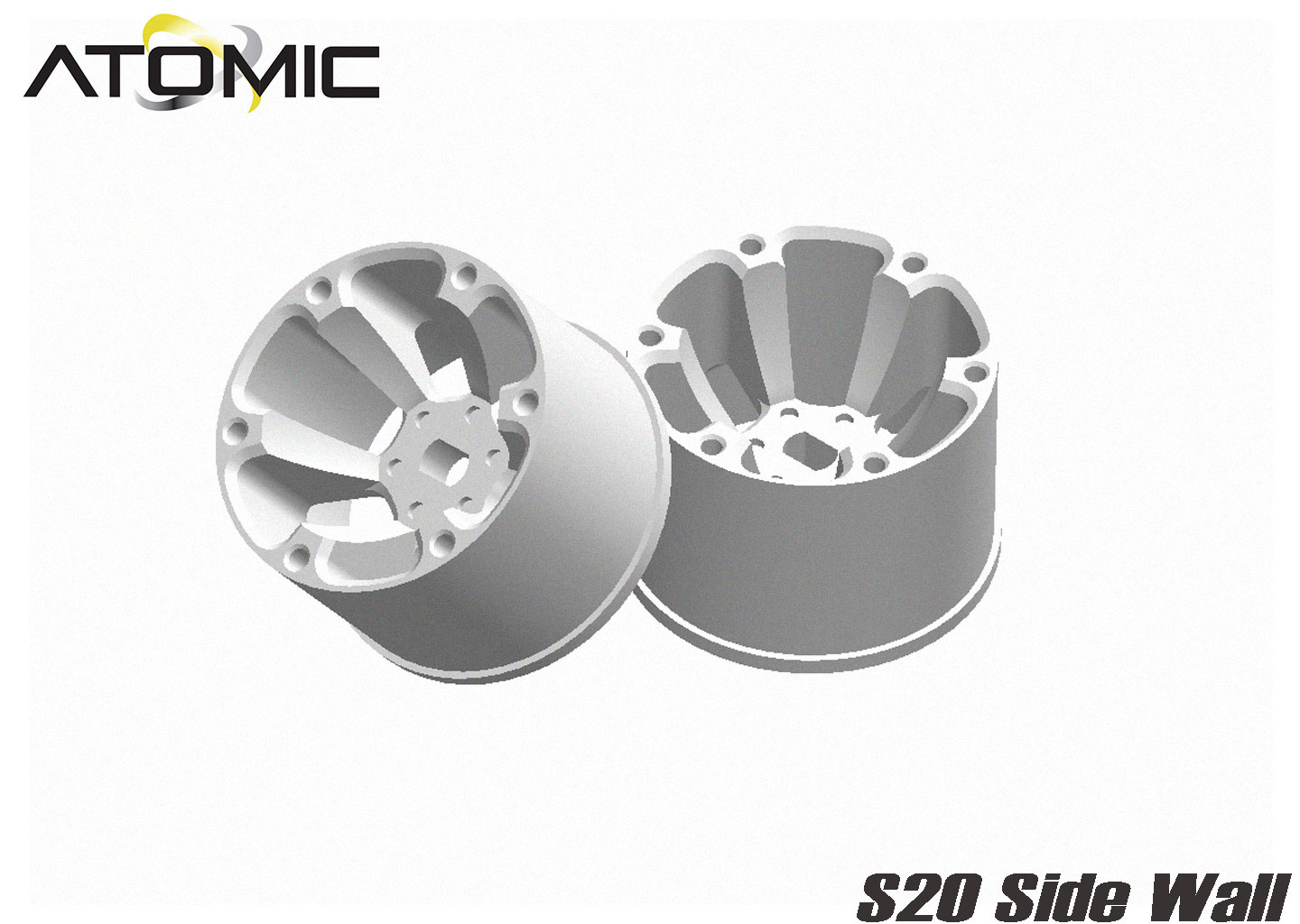 S20 AWD Wheel Extra Wide +0 (White)