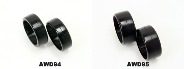AWD Drifting Tire Set (Wide) (11mm/4 pcs)