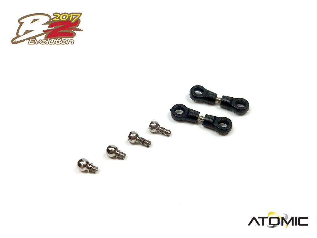 BZ2017 Rear Camber Link and Ball Heads (2 set)