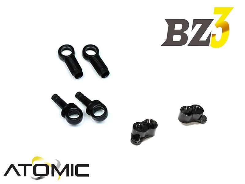 Extended Shock Mount w/ Long Damper (BZ3, BZ-Evo, SZ, FFZ) - Click Image to Close