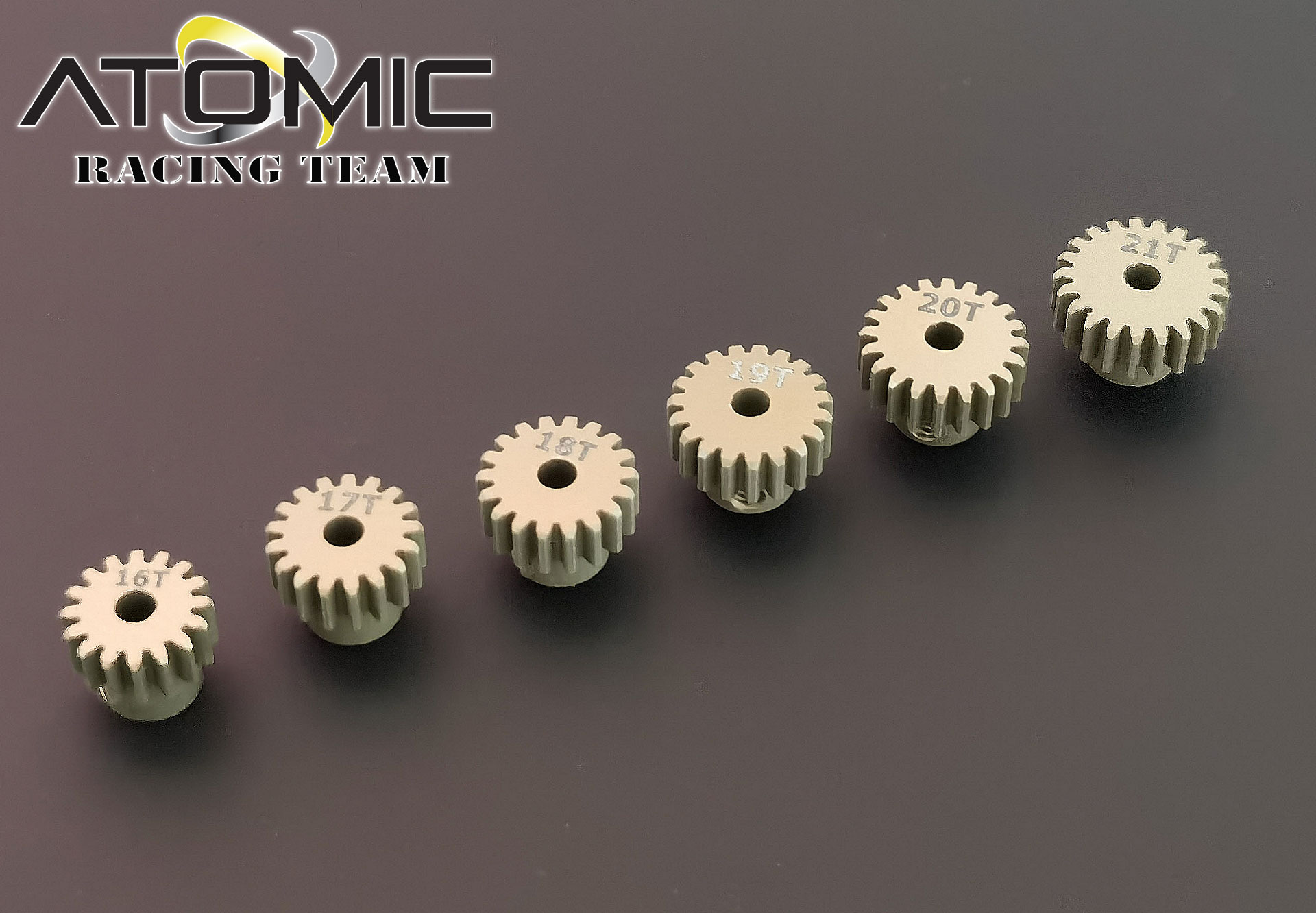 Hard Coated 64DP Pinion Set 16-21T - Click Image to Close