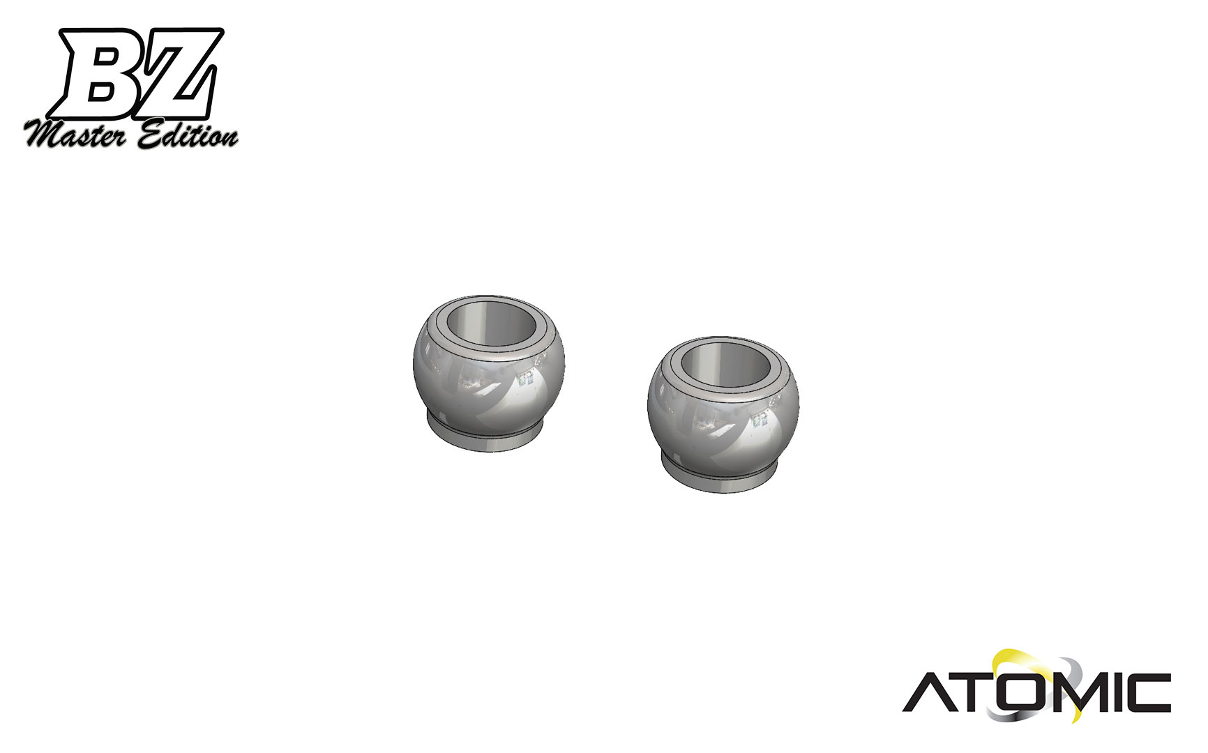 BZM Rear Toe Hollow Ball (3.5mm - 2 pcs)