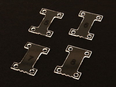 Dnano Lexan T Plate Set (For Kyosho Dnano)