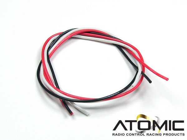 20 AWG Silicon Wire (Red, White, Blue) 1 feet of each - Click Image to Close