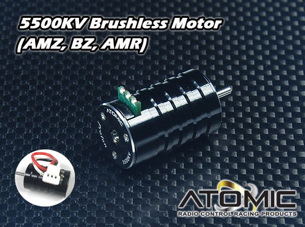 5500KV Brushless Motor with Plug (AMZ, BZ, AMR)