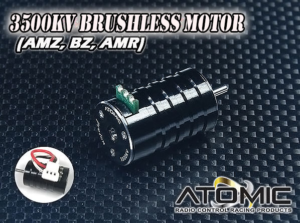 3500KV Brushless Motor with Plug (AMZ, BZ, AMR)