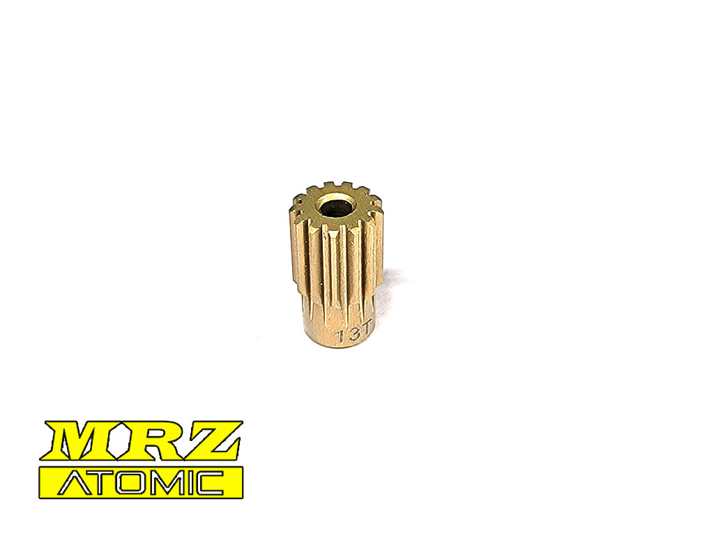 Hard Coated 64DP Pinion 13T (MRZ) - Click Image to Close