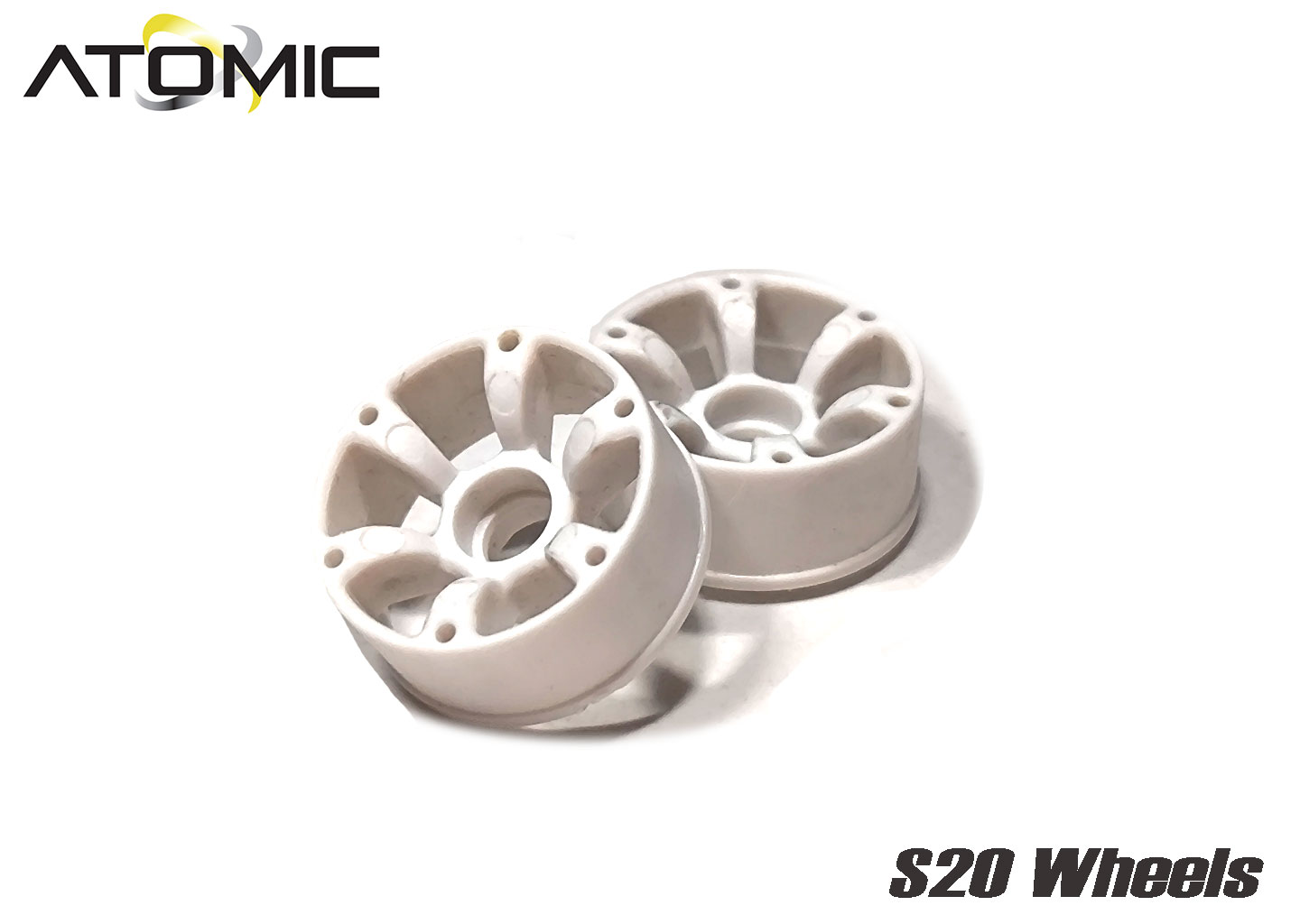 S20 RWD Wheel Narrow +0 (White) - Click Image to Close