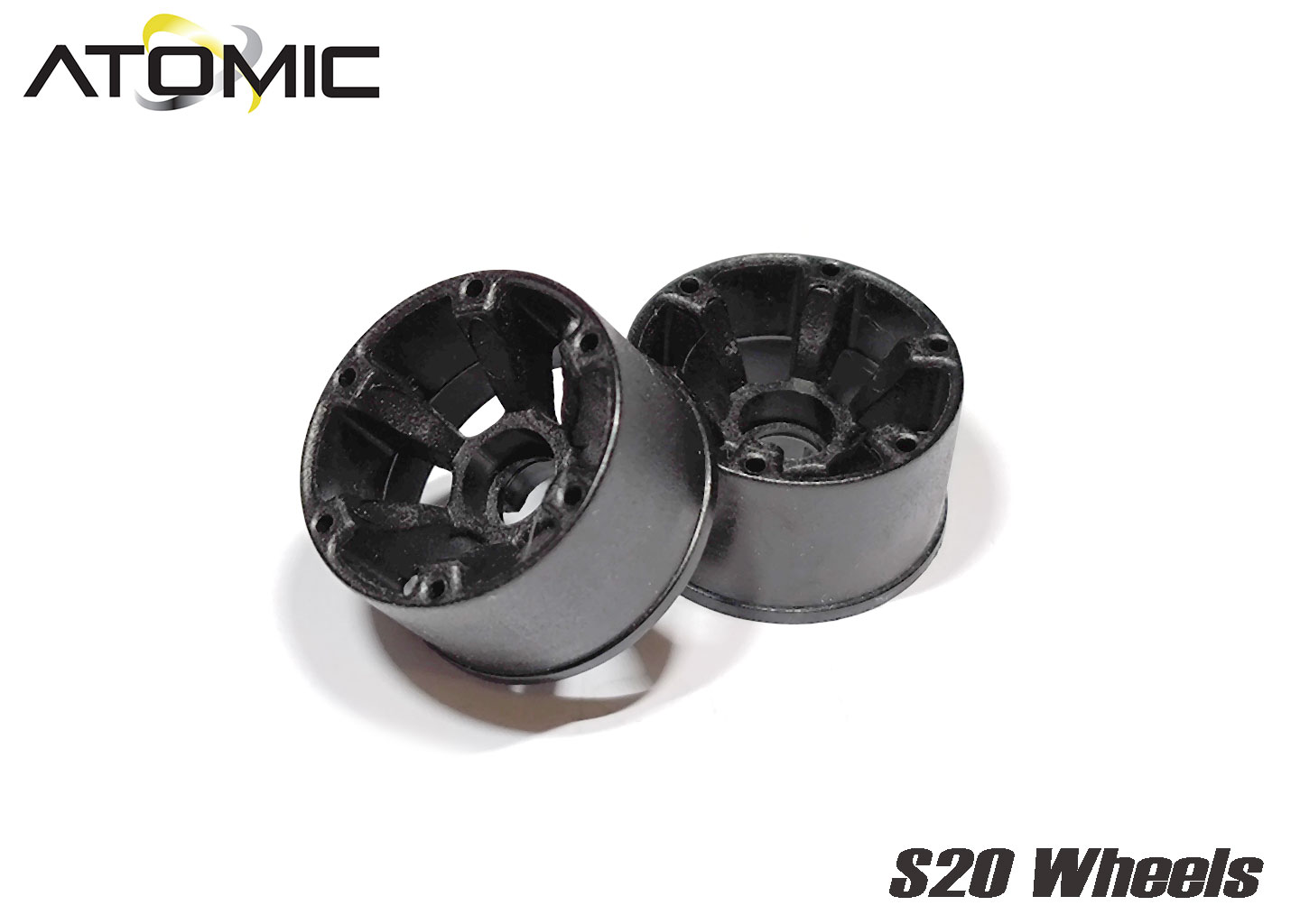 S20 RWD Wheel Wide +0 (Black) - Click Image to Close