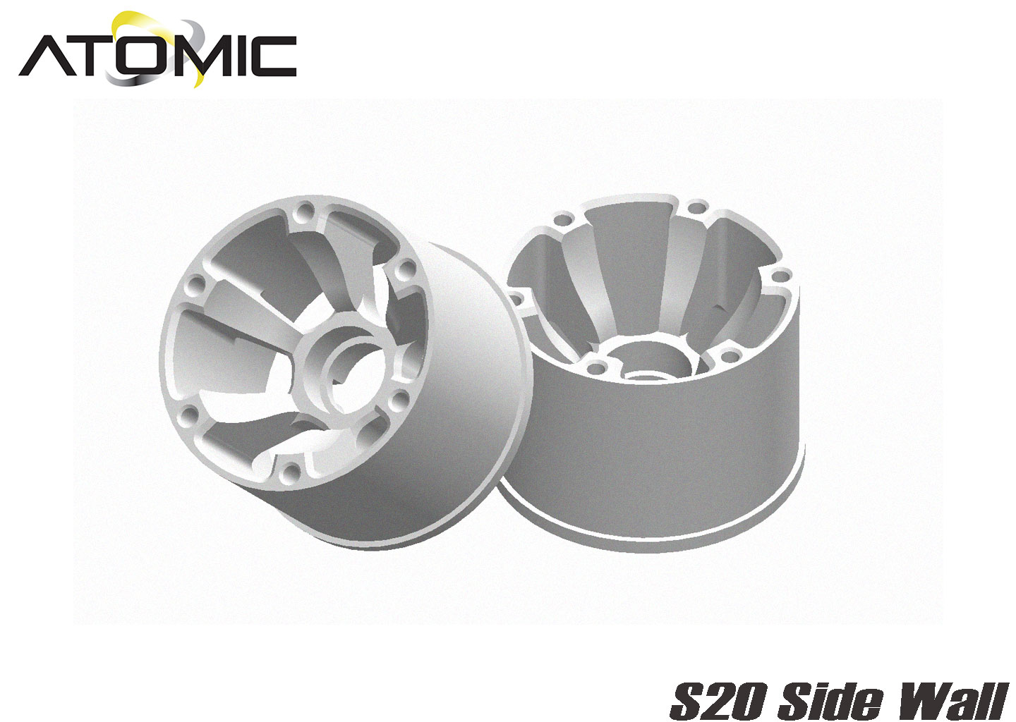 S20 RWD Wheel Extra Wide -1 (White)