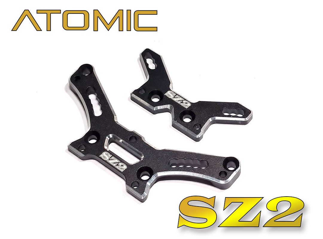 SZ2 Alu. Shock Tower (Short Damper F+R) - Click Image to Close