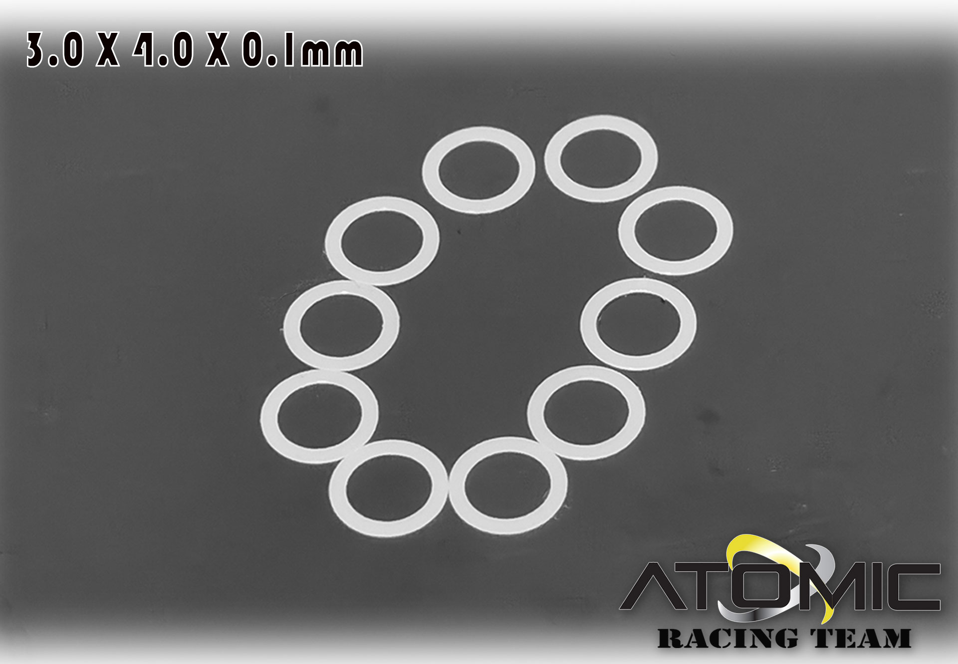 Shims for CVD (universal drive shaft) 3x4x0.1mm - 10pcs - Click Image to Close