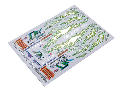 1/10 Drift King Sticker (Green)