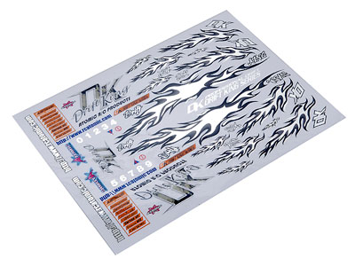 1/10 Drift King Sticker (Black)