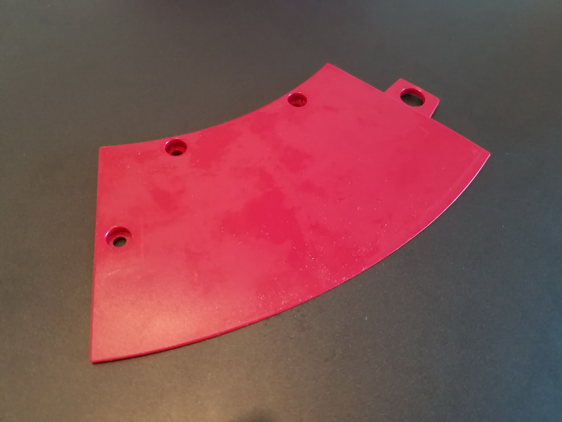 Mini Track Curbs (30 Degree, Red) 5 pcs
