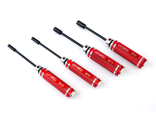 Red Hex Nut Driver Set (4.5mm, 5.5mm, 7.0mm, 8.0mm)