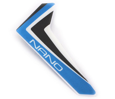Blue Vertical Fin with decal: nCP X