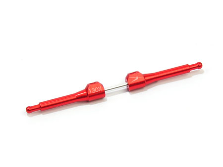 Alu. Canopy Mounts (Red)-Blade 130X