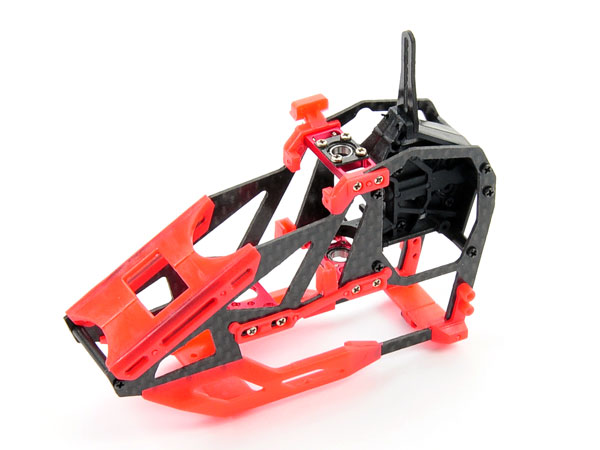 Carbon Fibre Frame Set -Blade 130X ( Red )