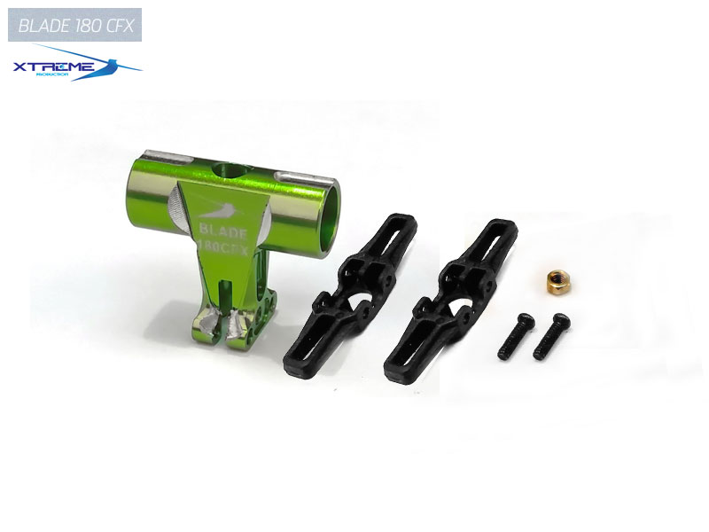 CNC Alu. Rotor Head -B180CFX (Green)