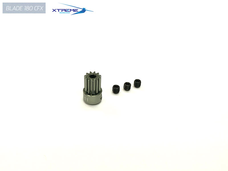 Hard Anodized Aluminium Pinion (11T) -B180CFX