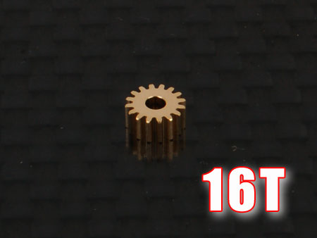 Motor Pinion 16T (1.5mm hole, 0.25M)