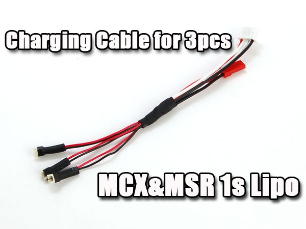 Charging Cable for 3pcs nCPx ,nCPs Lipo Balance charger required