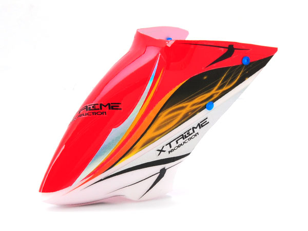 Pre-Painted Canopy (Type B) MCPX -RED (w/ Tail Fin Sticker)