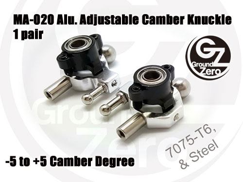 MA-020 Alu. Adjustable Camber Knuckle - 1 pair