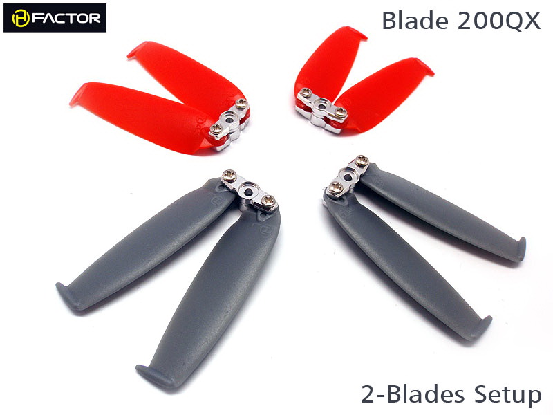 200QX 2-Blades Prop set ( 4 Blade Grips, 12 Blades)[HF200QX02]