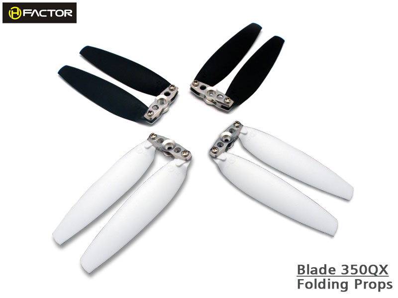 350QX 2 -Blades Folding Prop set ( 4 Blade Grips, 8 Blades) - Click Image to Close