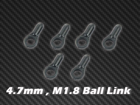 4.7mm , M1.8 Ball Link x6 for HPTB002 , HPTB010