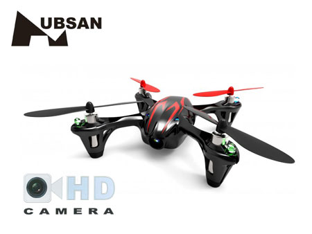 Hubsan X4 Mini Quadcopter 2.0MP HD Camera Version Black (Mode 1)