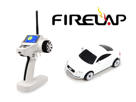 2.4GHz IWAVER 02 RTR SET (AUDI TT White) with Digital Radio