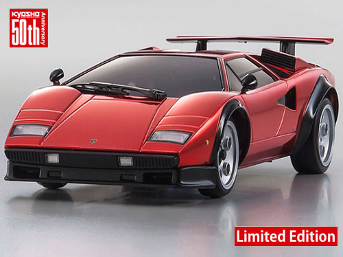 Lamborghini Countach LP500S Chrome Red 50th Anniversary Spec.