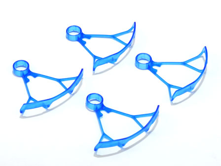 Light Weight Bumper for Micro Quadcopters (for 8.5mm motor-Blue) - Click Image to Close