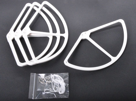 DJI PHANTOM V2 Rotor guards set (white) - Click Image to Close