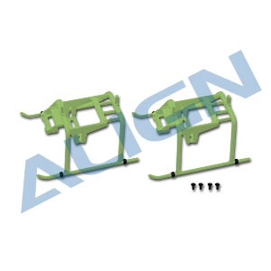 Trex150 Landing Skid-Green - Click Image to Close