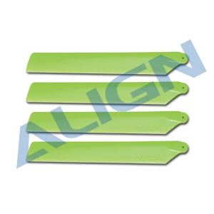 Trex150 120 Main Blades-Green - Click Image to Close