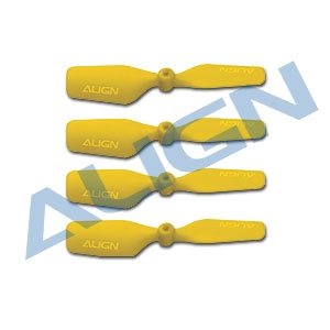 Trex150 20 Tail Blade-Yellow - Click Image to Close