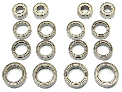 Serpent 733 Oiled Full Ball Bearing Set - Click Image to Close