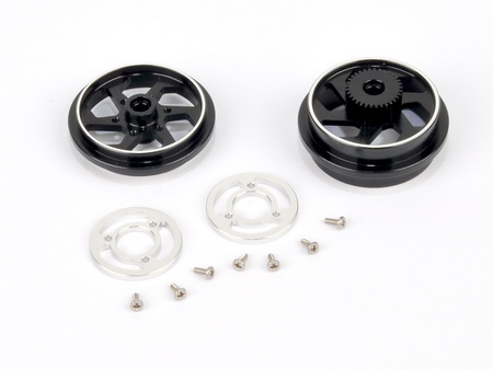 Alu. Racing Wheel Set W/Brake Disc ( Mini-z Moto Racer) - Click Image to Close