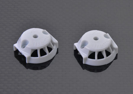 Plastic Cover for carbon blade (1 pair) White- Blade 350QX - Click Image to Close