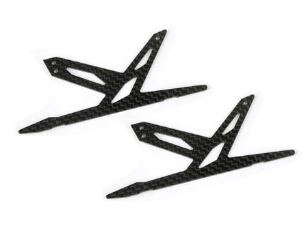 Spare Carbon Panel for Xtreme CF Skid (2 pcs) Blade 130X - Click Image to Close