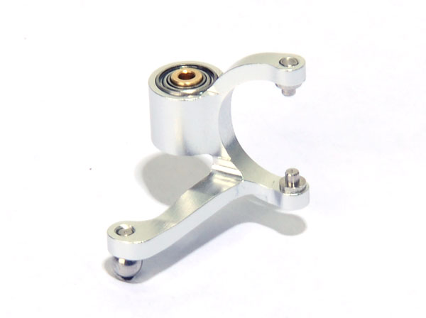 Alu. Tail Pitch Control w/ Ball Bearings -B180CFX (Silver) - Click Image to Close