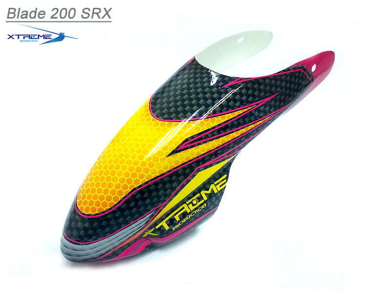 Epoxy Flexible Fiber Glass Canopy ( Painted - Yellow ) B200SRX - Click Image to Close